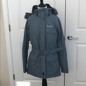 Super warm grey Columbia coat
